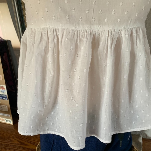 Banjanan women’s cute cream empire style top - Picture 4 of 5